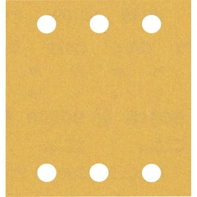Image of Bosch Professional 10x Expert C470 Sandpaper (for Hardwood, Paint on wood, 115x107 mm, Grit 180, Accessories Orbital Sander)