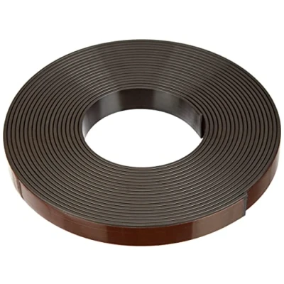 Image of MagFlex® 12.7mm Wide Flexible Magnetic Tape Premium Self Adhesive Polarity B (5 Metre Length)