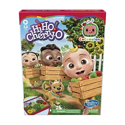 Image of Hi Ho Cherry O: CoComelon Edition Board Game, Counting, Numbers, and Matching Game for Preschoolers, Kids Ages 3 Up, 2 Players