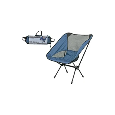 Image of Summit Pack Away Folding Camping Chair Lightweight Durable Comfortable Ideal For Fishing Festivals Travel Beach Hiking With Carry Bag