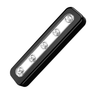 Image of HUNYA Under Cabinet Kitchen Lights, Small LED Lights Battery Powered Wall Cupboard Wardrobe Night Light Bar for Closet Hallway
