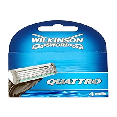 Image of Wilkinson Sword Quattro Razor Blades Pack of 4