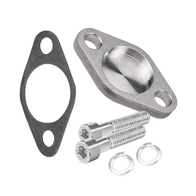 Image of EGR Valve Plate, 8mm Blanking Plate Block off Plates Kit with Gasket for E53 E38 E39 E46 X5
