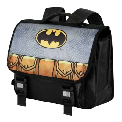 Image of DC Comics Batman Batdress Cartable Backpack 2.0, Black, 12 x 38 30 cm, Capacity 13.5 L