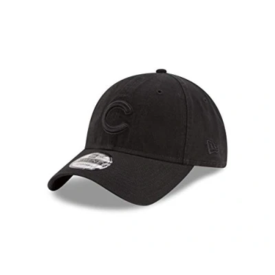 Image of New Era Chicago Cubs 9twenty Adjustable Cap MLB Black On One Size