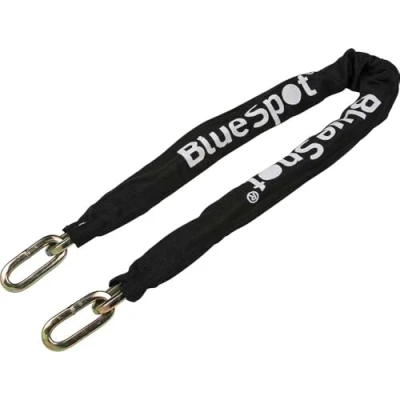 Image of Bluespot 77077 Motorbike Bike Security Chain 3FT x 8MM Square Link with Nylon Sleeve