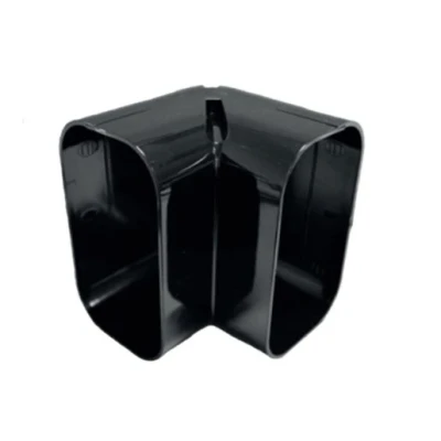 Image of Pump House Trunking 90 Degree Internal Bend Black 140mm Tr Ic 140 B
