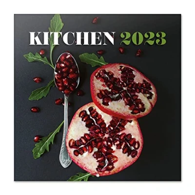 Image of Grupo Erik Kitchen Wall Calendar 2023 12&#039; X FSC 12 Month Planner Square Family Food + 4 Bonus Months