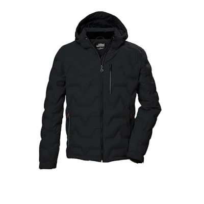 Image of Killtec KOW 60 MN QLTD JCKT 41834 000 Men&#039;s Quilted Jacket with Hood/Jacket is Water Repellent Black XXL