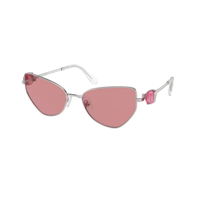 Image of Swarovski Sunglasses, Women&#039;s, Size: 57, Pink