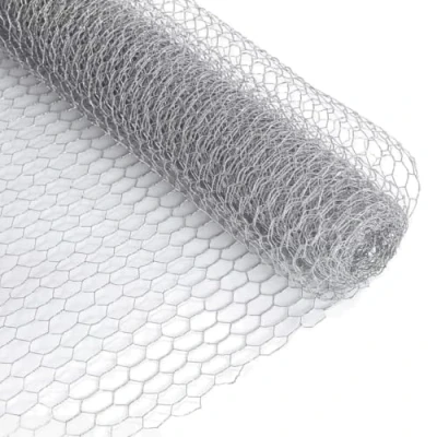Image of Garden Mile Chicken Wire 5M Galvanized Hexagonal Mesh Fencing for Crafts Poultry,Metal Hardware Cloth Netting Dog Rabbit Run, Gardening Crop Protection