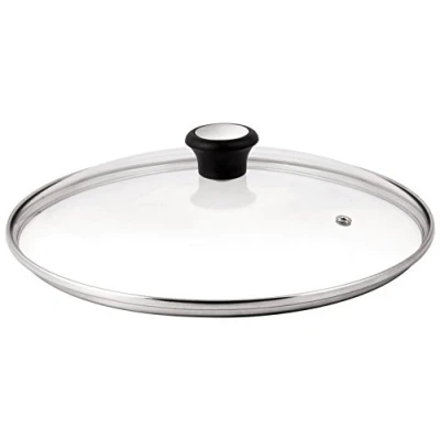 Image of Tefal Compatible Glass Lid, Stainless Steel, Silver, 32 cm