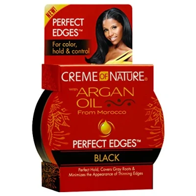 Image of Creme of Nature Argan Oil Perfect Edges Ctrl 2.25oz Jar (2 Pack) by