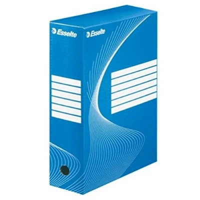 Image of Esselte A4/Foolscap Standard Archiving Box, Blue, 25 pieces