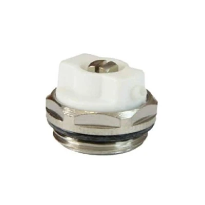 Image of Manual Radiator AIR Vent Bleed Plug Valve 1/2&quot; BSP x1