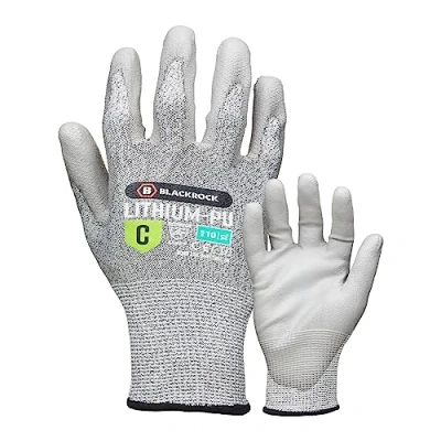 Image of Blackrock Lithium PU Cut Resistant Level C Gloves, Work Gloves Men Women, Safety Wood Carving Slash Resistant, Knife Working Warehouse Grip Size 9/Large