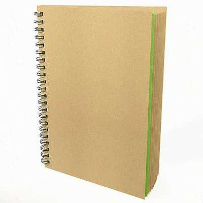 Image of Artgecko Kraft Paper Sketch Book A4 Portrait 60 Pages (30 Sheets) 170gsm Card