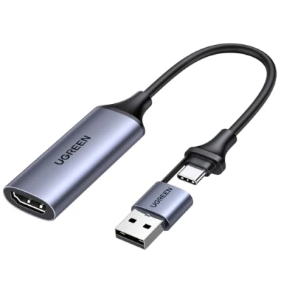 Image of UGREEN Video Capture Card HDMI to USB C Device 4K 1080P Audio Game Streaming Recording Compatible with Switch PS4 PS5 Pro Xbox TV Stick DSLR Camera iPad MacBook Phone PC Laptop Quest 3