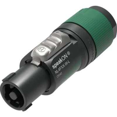 Image of Neutrik NL4FXX W L Speakon 4 Pole Plug Connector Cable 10 16,,