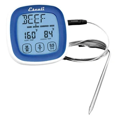 Image of Escali DHR1 U Thermometer, Plastic, Blue
