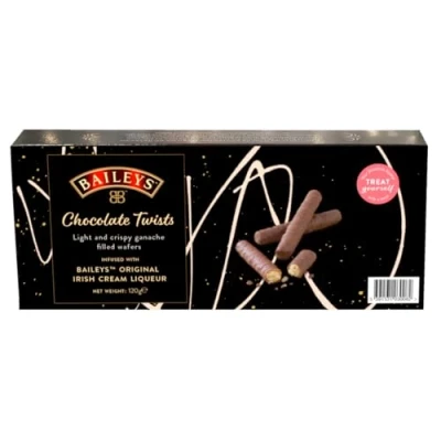 Image of Rose Baileys Chocolate Twists Gift Box Cocolush Confectionery 107g (Pack of 2)