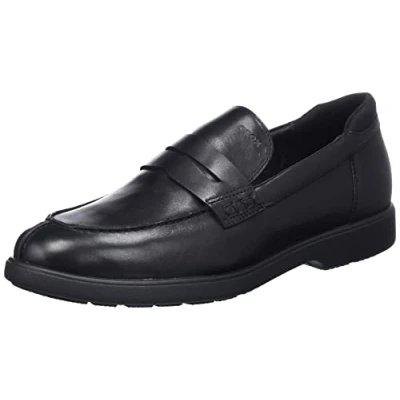 Image of Geox Mens U Spherica Ec11 Wide Moccasins, Black, 9 UK