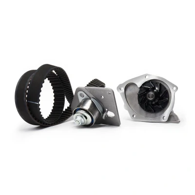 Image of 4408028, 4408922, 4409473, 4410513, 4430892 Water Pump + Timing Belt Kit SKF VKMC 06127 with gaskets/seals 132 rounded tooth profile Plastic