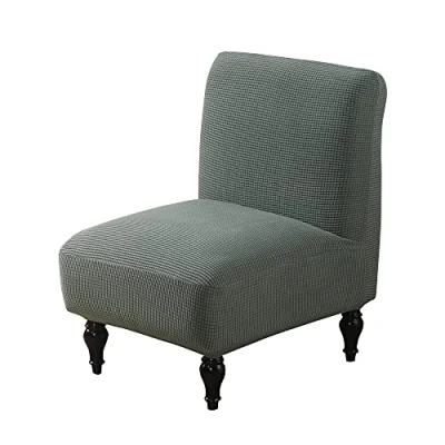 Image of CHNSHOME Armless Chair Slipcovers Stretch 1 seater Accent Covers protector Slipcover Living Room Cover