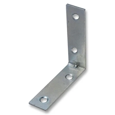Image of Duratool D01074 Zinc Plated Corner Brace, 25 mm Length, Pack of 10