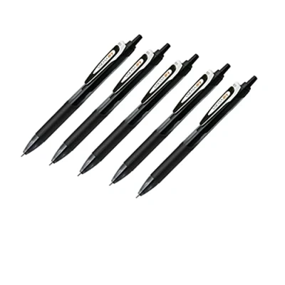 Image of Zebra Sarasa Dry Gel Ink Pen Black (JJ31 BK), 0.5mm Fine, 5 pens per Pack (Japan Import)