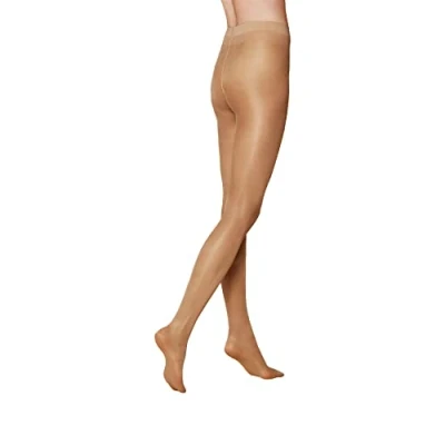 Image of Kunert Women&#039;s Satin Look 20 Pantyhose, Tan, 36 38