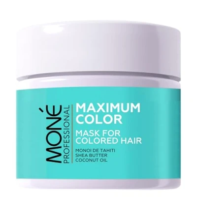Image of MONÉ PROFESSIONAL Dry Damaged Coloured hair Mask Deep Hydrating, Moisturising, Conditioning, Repairs, Shine, Colour Vibrancy Keratin, Shea butter, Monoï de Tahiti, Coconut oil 300 ml