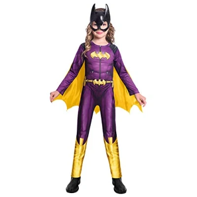 Image of amscan (PKT) (9906613) Child Girls Batgirl Comic Style Costume (6 8yr)
