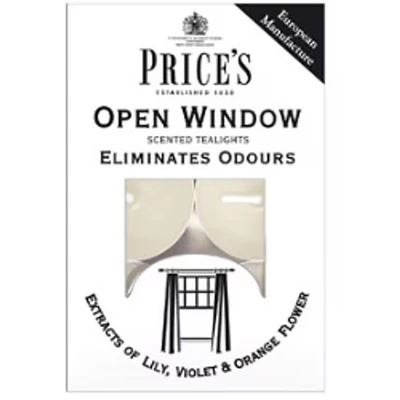 Image of Prices Candles FR541016 Open Window Tealights, Pack of 6