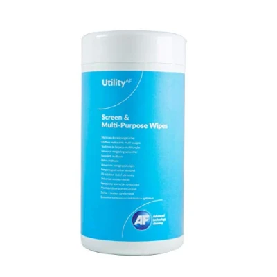 Image of AF Screen and Multipurpose Cleaning Wipes 100 Wet For Surfaces, Screens, Phones &amp; More SMPW100TUT
