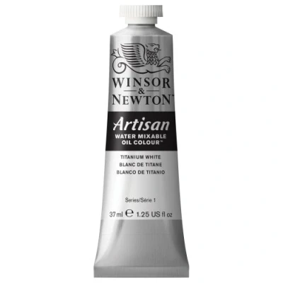 Image of Winsor &amp; Newton Artisan Water Mixable Oil Paint, Titanium White, 37ml Tube