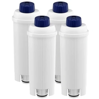 Image of 4 Pack Coffee Machine Water Filter for DeLonghi DLSC002 Compatible with De&#039;Longhi ECAM, ETAM, EC, BC Series.