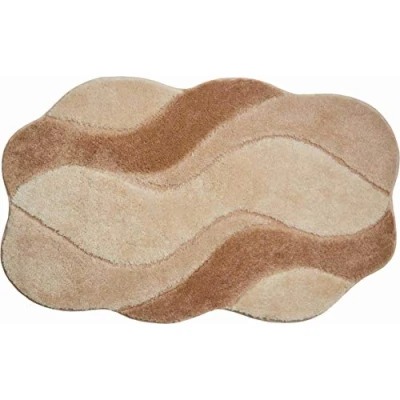 Image of Grund Bath Mat, Ultra Soft and Absorbent, Anti Slip, 5 Years Warranty, CARMEN, Mat 70x120 cm, Beige