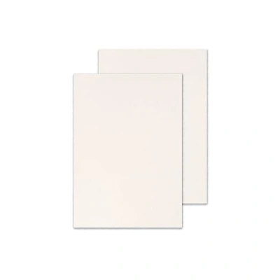 Image of Q Connect KF00502 A4 Leathergrain Binding Comb Cover White (Pack of 100)