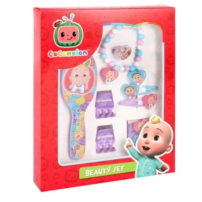 Image of TDL Cocomelon 11 PCS Hair Beauty Brush Set is a fantastic product for children aged 3 years and older who are fans of the series.