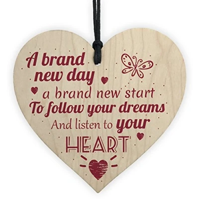 Image of RED OCEAN Follow Your Dreams Inspirational Hanging Plaque Friendship Gift For Women Girls Birthday