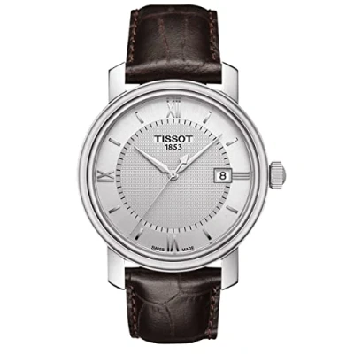 Image of Tissot Men&#039;s Analogue Swiss Quartz Watch with Leather Strap T0974101603800