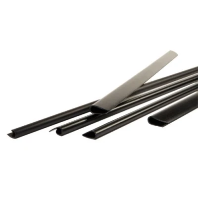 Image of PAVO A4 6mm Slide Binders Black (Pack of 100)