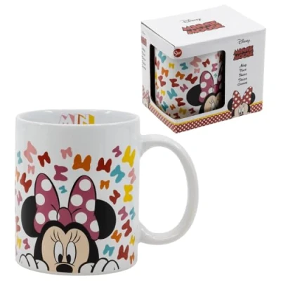 Image of Disney Minnie Mouse Ceramic Mug 11oz Kids Breakfast