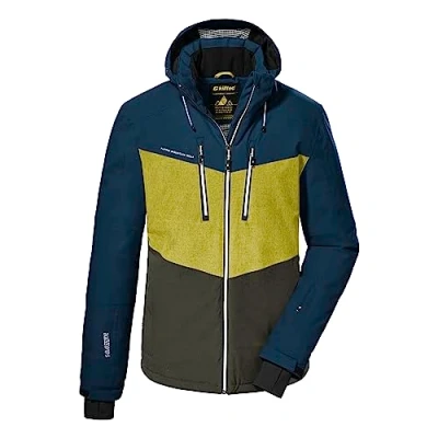 Image of Killtec Men&#039;s Functional Ski Jacket with Zip Off Hood and Snow Guard
