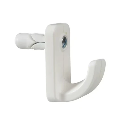 Image of Plasplug HW124 Single Hook White