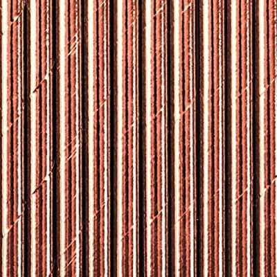 Image of 10 Rose Gold Paper Straws Tropical Wedding