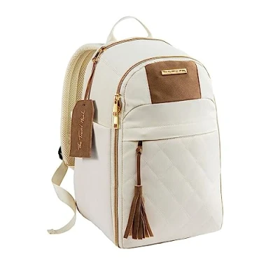 Image of Cabin Max Travel Hack Bags for Women Ryanair 40x20x25 Laptop Backpack Cream