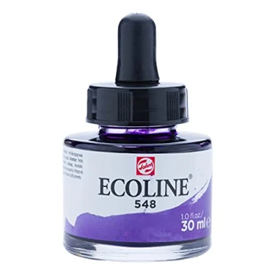 Image of Ecoline Liquid Watercolor 30ml Pipette Jar Blue Violet (11255481)