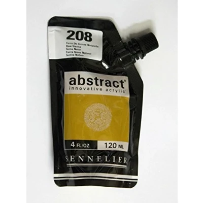 Image of Sennelier Abstract Innovative Acrylic Artist Paint Pouch 120ml (208 Raw Sienna)